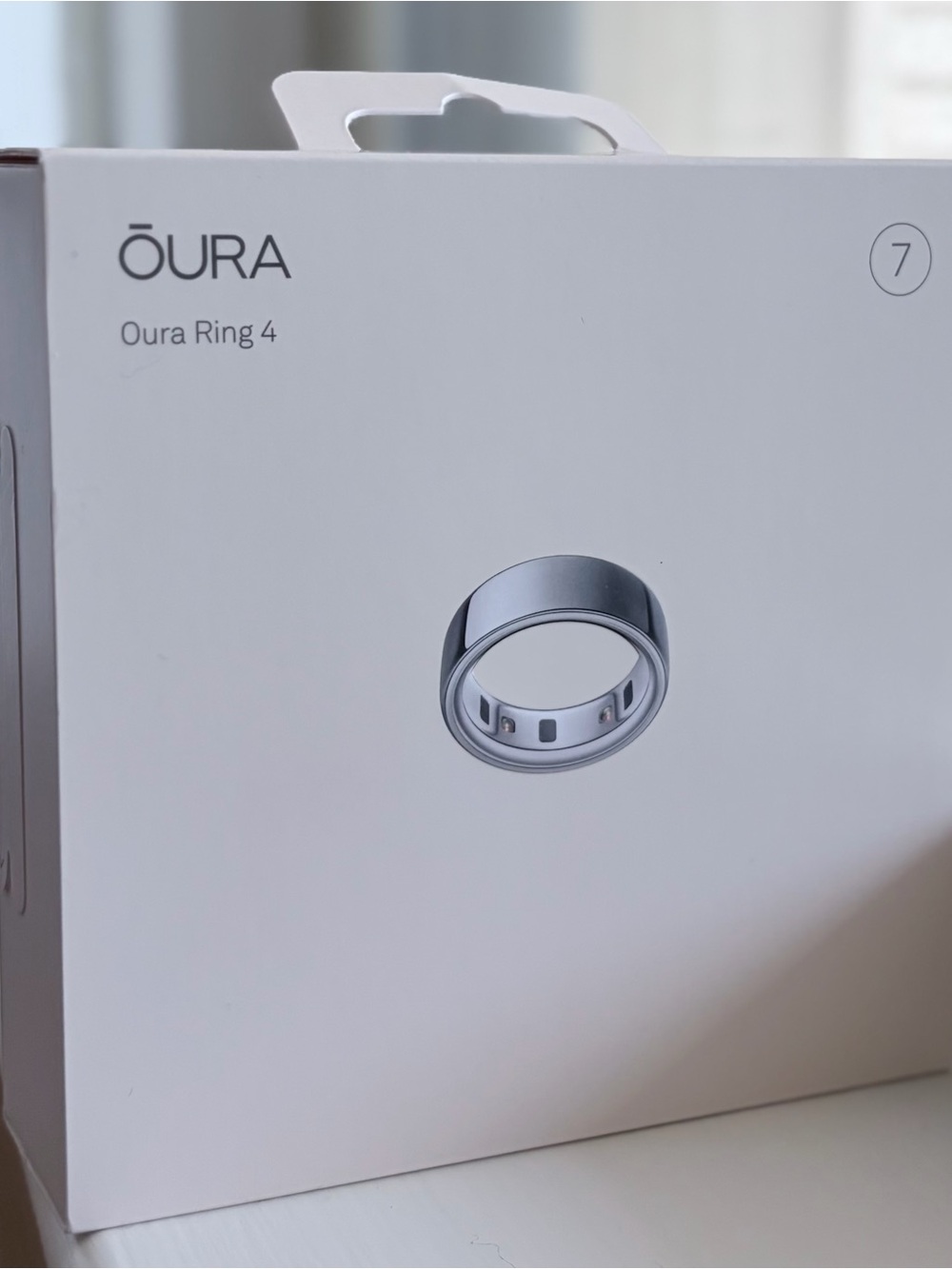 New Sealed Oura Ring 4 Silver Size 7